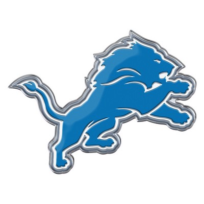 Fan Mats  LLC Detroit Lions Embossed Color Emblem Blue