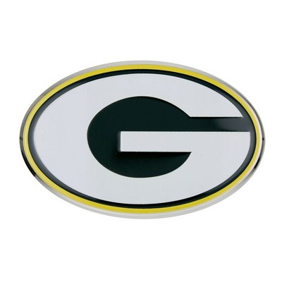 Fan Mats  LLC Green Bay Packers Embossed Color Emblem Green