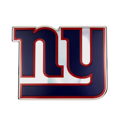 Fan Mats  LLC New York Giants Embossed Color Emblem Dark Blue