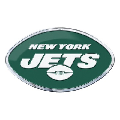 Fan Mats  LLC New York Jets Embossed Color Emblem Green