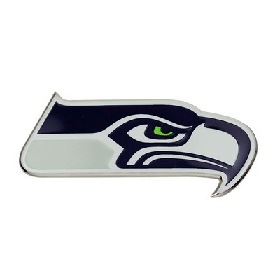 Fan Mats  LLC Seattle Seahawks Embossed Color Emblem Blue