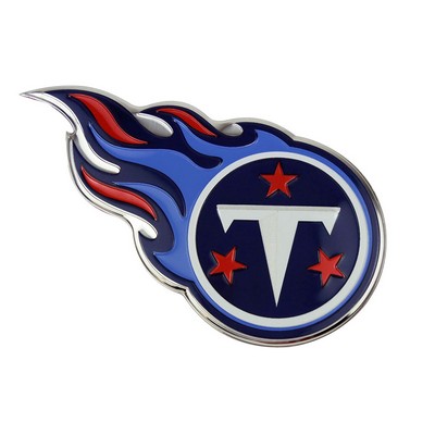 Fan Mats  LLC Tennessee Titans Embossed Color Emblem Blue, Red