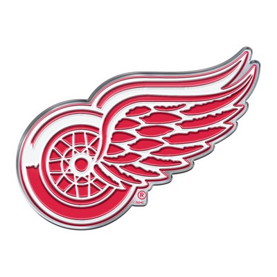 Fan Mats  LLC Detroit Red Wings Embossed Color Emblem Red