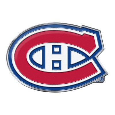 Fan Mats  LLC Montreal Canadiens Embossed Color Emblem Blue, Red