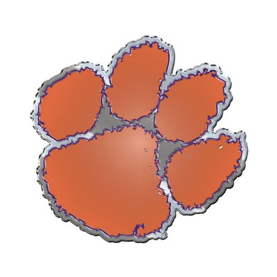 Fan Mats  LLC Clemson Tigers Embossed Color Emblem Orange