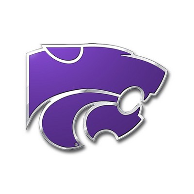 Fan Mats  LLC Kansas State Wildcats Embossed Color Emblem Purple