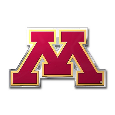 Fan Mats  LLC Minnesota Golden Gophers Embossed Color Emblem Maroon