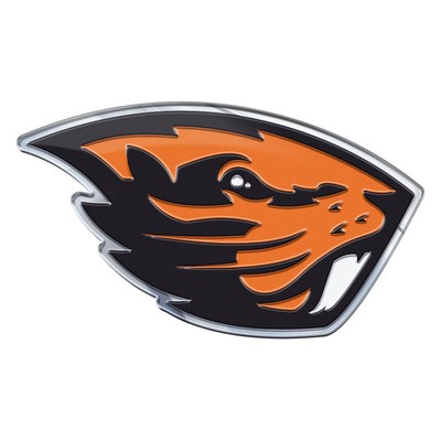 Fan Mats  LLC Oregon State Beavers Embossed Color Emblem Orange & Black