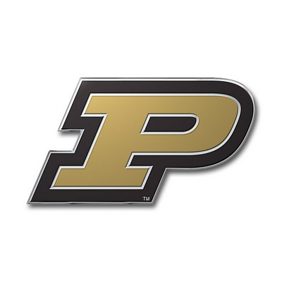 Fan Mats  LLC Purdue Boilermakers Embossed Color Emblem Gold