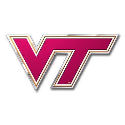 Fan Mats  LLC Virginia Tech Hokies Embossed Color Emblem Maroon & Orange