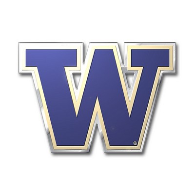 Fan Mats  LLC Washington Huskies Embossed Color Emblem Purple