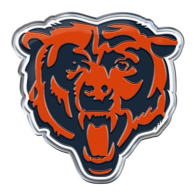 Fan Mats  LLC Chicago Bears Embossed Color Emblem2 Blue & Orange