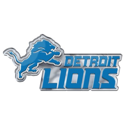 Fan Mats  LLC Detroit Lions Embossed Color Emblem2 Blue