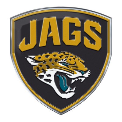 Fan Mats  LLC Jacksonville Jaguars Embossed Color Emblem2 Teal