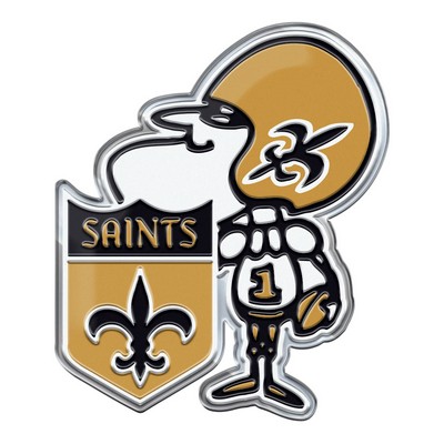 Fan Mats  LLC New Orleans Saints Embossed Color Emblem2 Gold