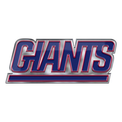 Fan Mats  LLC New York Giants Embossed Color Emblem2 Dark Blue