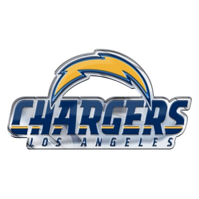 Fan Mats  LLC Los Angeles Chargers Embossed Color Emblem2 Blue & Yellow