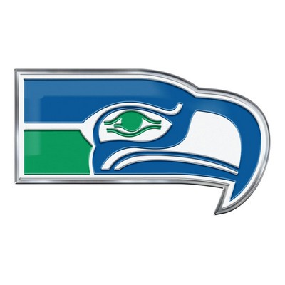 Fan Mats  LLC Seattle Seahawks Embossed Color Emblem2 Blue & Green