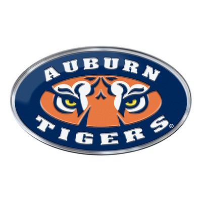 Fan Mats  LLC Auburn Tigers Embossed Color Emblem2 Blue & Orange