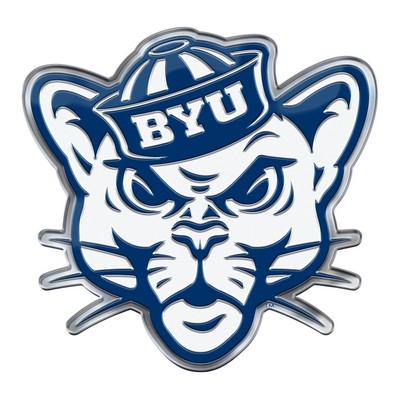 Fan Mats  LLC BYU Cougars Embossed Color Emblem2 Blue