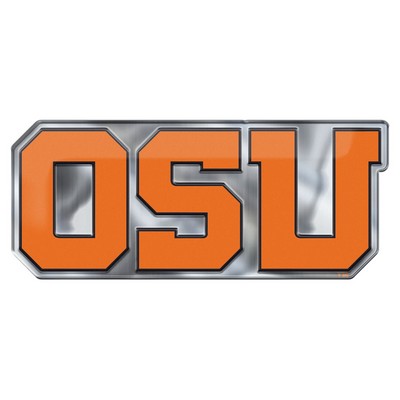 Fan Mats  LLC Oregon State Beavers Embossed Color Emblem2 Orange