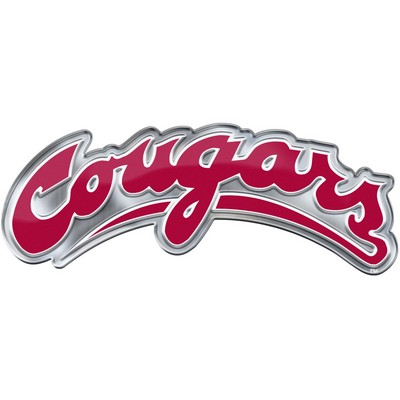 Fan Mats  LLC Washington State Cougars Embossed Color Emblem2 Red