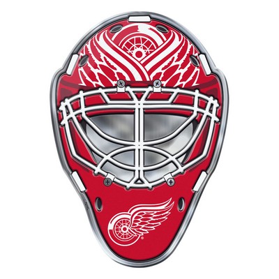 Fan Mats  LLC Detroit Red Wings Embossed Helmet Emblem Red