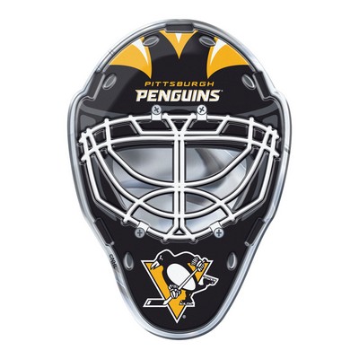 Fan Mats  LLC Pittsburgh Penguins Embossed Helmet Emblem Black