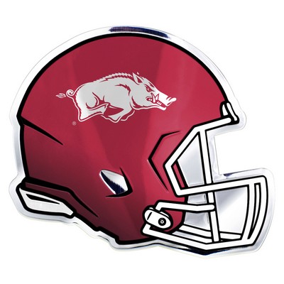 Fan Mats  LLC Arkansas Razorbacks Embossed Helmet Emblem Cardinal