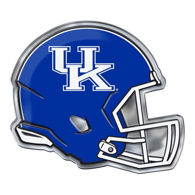 Fan Mats  LLC Kentucky Wildcats Embossed Helmet Emblem Blue