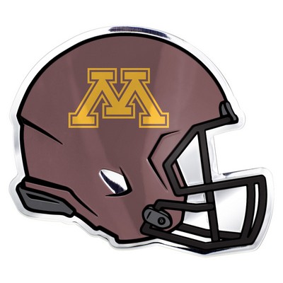 Fan Mats  LLC Minnesota Golden Gophers Embossed Helmet Emblem Gold