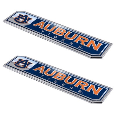 Fan Mats  LLC Auburn Tigers Embossed Truck Emblem 2-pk Blue