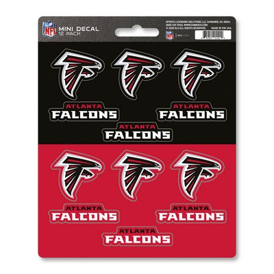 Fan Mats  LLC Atlanta Falcons Mini Decal 12-pk Red