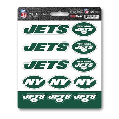 Fan Mats  LLC New York Jets Mini Decal 12-pk Green