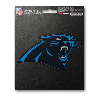 Fan Mats  LLC Carolina Panthers Matte Decal Black & Blue