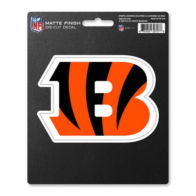 Fan Mats  LLC Cincinnati Bengals Matte Decal Orange