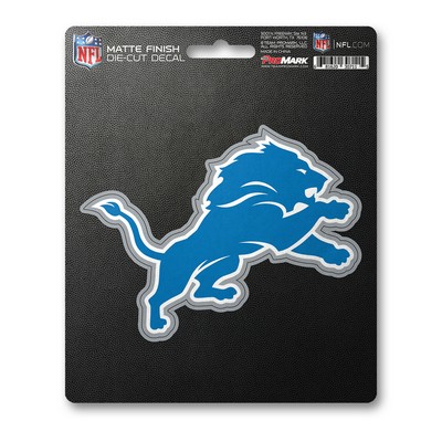 Fan Mats  LLC Detroit Lions Matte Decal Blue