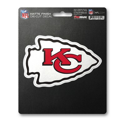 Fan Mats  LLC Kansas City Chiefs Matte Decal Red