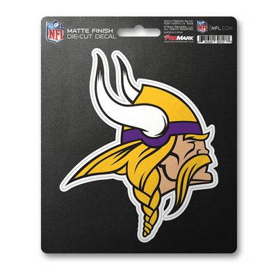 Fan Mats  LLC Minnesota Vikings Matte Decal Purple & Yellow