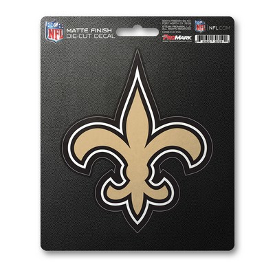 Fan Mats  LLC New Orleans Saints Matte Decal Gold & Black