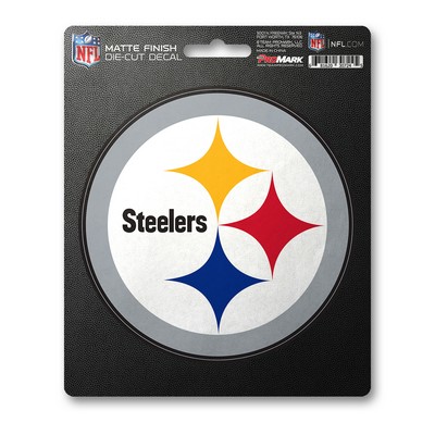 Fan Mats  LLC Pittsburgh Steelers Matte Decal Multi Color