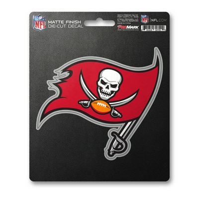 Fan Mats  LLC Tampa Bay Buccaneers Matte Decal Red