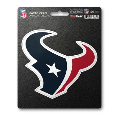 Fan Mats  LLC Houston Texans Matte Decal Blue & Red