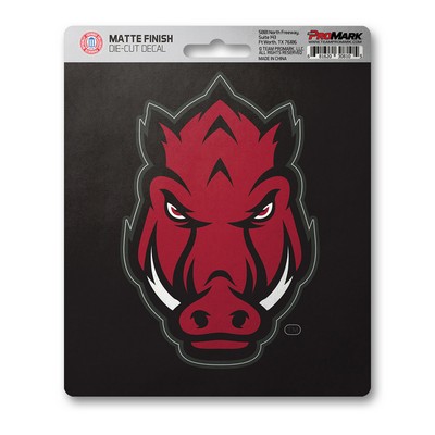 Fan Mats  LLC Arkansas Razorbacks Matte Decal Cardinal