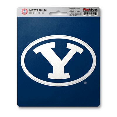 Fan Mats  LLC BYU Cougars Matte Decal Blue