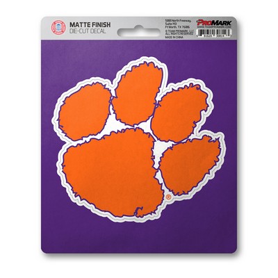 Fan Mats  LLC Clemson Tigers Matte Decal Orange