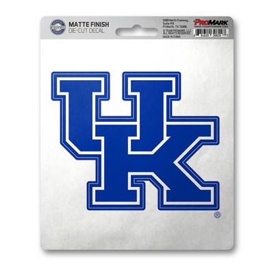 Fan Mats  LLC Kentucky Wildcats Matte Decal Blue