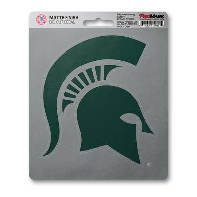 Fan Mats  LLC Michigan State Spartans Matte Decal Green