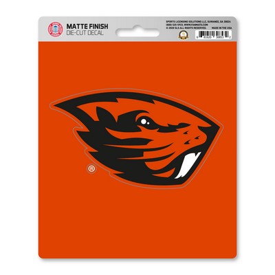 Fan Mats  LLC Oregon State Beavers Matte Decal Orange