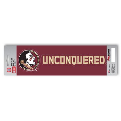 Fan Mats  LLC Florida State Seminoles Team Slogan Decal Garnet